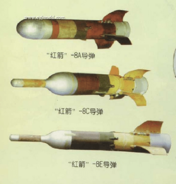 Chinese HJ-8 missiles